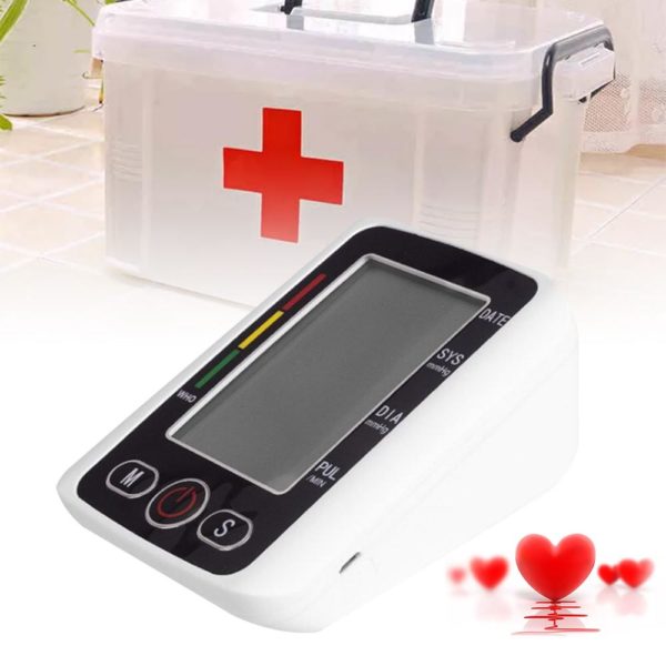 Automatic Blood Pressure Monitor Upper Arm Digital Bp Machine With Large Cuff