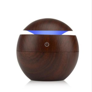 130ml USB Aroma Essential Oil Diffuser Cute Ultrasonic Cool Mist Humidifier Air Purifier Change LED