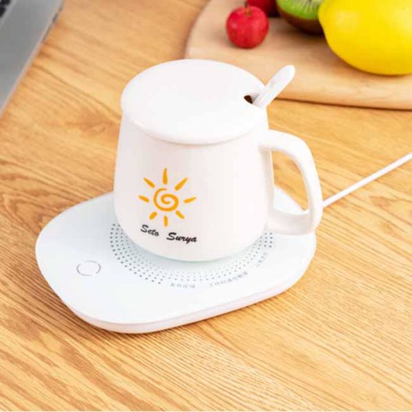 Cup Warmer Thermostatic Coaster Heating Coaster 16W Electric Heating Heated Baby Bottle Warmer Heat