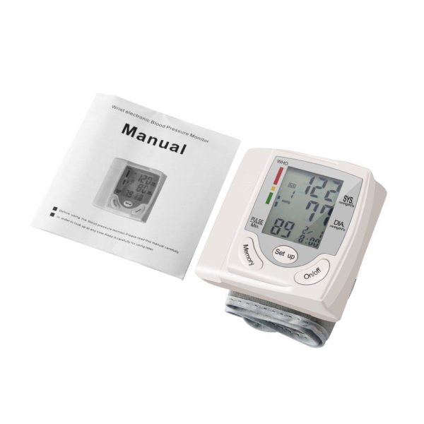 BY Digital Blood Pressure Monitor Heart Beat Rate Pulse Meter Measure BY