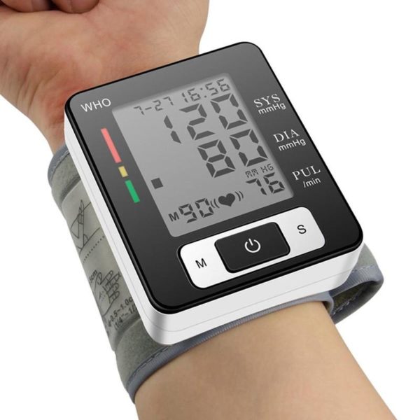 Comfortable Wrist Electronic Heart Beat Blood Pressure Meter Monitor Sphygmomanometer